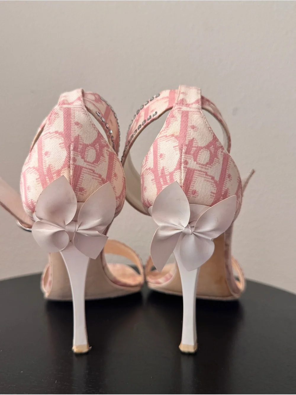 Authentic DIOR MONOGRAM GIRLY HEELS 38